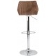 Stork Height Adjustable Wooden Bar Stool